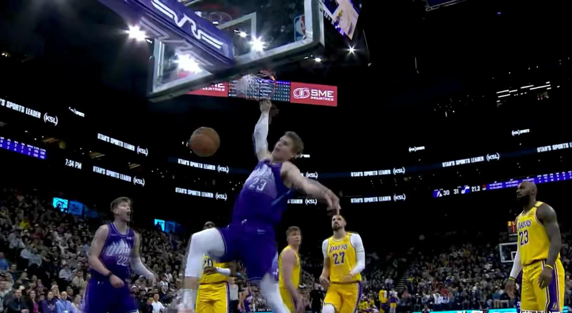 湖人主场不敌爵士，近期表现低迷